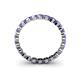 5 - Valerie 3.00 mm Tanzanite Eternity Band 