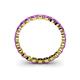 5 - Valerie 3.00 mm Amethyst Eternity Band 