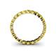 5 - Valerie 3.00 mm Yellow Sapphire Eternity Band 