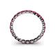 5 - Valerie 3.00 mm Pink Tourmaline Eternity Band 