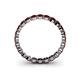 5 - Valerie 3.00 mm Red Garnet Eternity Band 