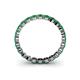 5 - Valerie 3.00 mm Emerald Eternity Band 