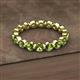 2 - Valerie 3.50 mm Peridot Eternity Band 