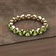 2 - Valerie 3.50 mm Peridot Eternity Band 