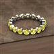 2 - Valerie 3.50 mm Yellow Sapphire Eternity Band 