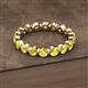 2 - Valerie 3.50 mm Yellow Sapphire Eternity Band 