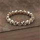 2 - Valerie 3.50 mm Smoky Quartz Eternity Band 