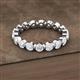 2 - Valerie 3.50 mm White Sapphire Eternity Band 