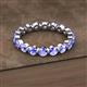 2 - Valerie 3.50 mm Tanzanite Eternity Band 