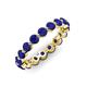 3 - Valerie 3.50 mm Blue Sapphire Eternity Band 