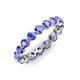 3 - Valerie 3.50 mm Tanzanite Eternity Band 
