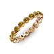 3 - Valerie 3.50 mm Citrine Eternity Band 