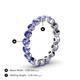 4 - Valerie 3.50 mm Tanzanite Eternity Band 