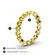 4 - Valerie 3.50 mm Yellow Sapphire Eternity Band 