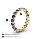 4 - Valerie 3.50 mm Iolite Eternity Band 