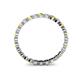 4 - Valerie 2.40 mm Yellow Sapphire and Diamond Eternity Band 