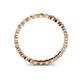 4 - Valerie 2.40 mm Citrine and Lab Grown Diamond Eternity Band 