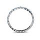 4 - Valerie 2.40 mm Aquamarine and Lab Grown Diamond Eternity Band 