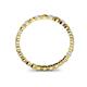 4 - Valerie 2.40 mm Citrine and Lab Grown Diamond Eternity Band 