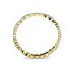 4 - Valerie 2.40 mm Peridot and Lab Grown Diamond Eternity Band 
