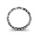 4 - Valerie 2.70 mm Created Alexandrite and Diamond Eternity Band 