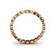 4 - Valerie 2.70 mm Citrine and Lab Grown Diamond Eternity Band 