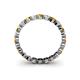 4 - Valerie 2.70 mm Citrine and Lab Grown Diamond Eternity Band 