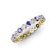 3 - Valerie 3.00 mm Tanzanite and Lab Grown Diamond Eternity Band 