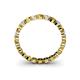 4 - Valerie 3.00 mm Citrine and Forever Brilliant Moissanite Eternity Band 