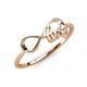 3 - Anesa Bold Infinity Love Minimalist Promise Ring 