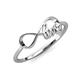 3 - Anesa Bold Infinity Love Minimalist Promise Ring 