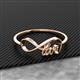 2 - Anesa Bold Infinity Love Minimalist Promise Ring 
