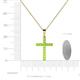 4 - Aja Peridot Cross Pendant 