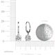 4 - Grania 2.00 ctw GIA Certified Natural Diamonds (6.5mm) Solitaire Dangling Earrings 