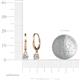 4 - Grania Lab Grown Diamond (4mm) Solitaire Dangling Earrings 