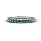 1 - Emlynn 2.70 mm Lab Created Alexandrite 10 Stone Wedding Band 