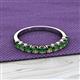 2 - Emlynn 3.00 mm Lab Created Alexandrite 10 Stone Wedding Band 