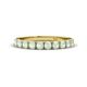 1 - Emlynn 3.00 mm Opal 10 Stone Wedding Band 