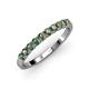 3 - Emlynn 2.70 mm Lab Created Alexandrite 10 Stone Wedding Band 