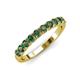 3 - Emlynn 3.00 mm Lab Created Alexandrite 10 Stone Wedding Band 