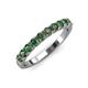 3 - Emlynn 3.00 mm Lab Created Alexandrite 10 Stone Wedding Band 