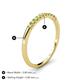 5 - Emlynn 2.00 mm Peridot 10 Stone Wedding Band 