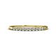 1 - Emlynn 2.00 mm Diamond 10 Stone Wedding Band 
