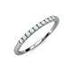 4 - Emlynn 2.00 mm Opal 10 Stone Wedding Band 