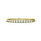 1 - Emlynn 2.00 mm Opal 10 Stone Wedding Band 