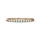 1 - Emlynn 2.00 mm Opal 10 Stone Wedding Band 