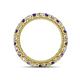 4 - Ellen 2.70 mm Iolite and Diamond Eternity Band 