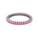 2 - Tiffany 2.00 mm Pink Tourmaline Eternity Band 