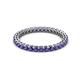 2 - Tiffany 2.00 mm Iolite Eternity Band 