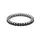 2 - Tiffany 2.00 mm Black Diamond Eternity Band 